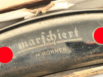 Mundharmonika " SA marschiert" ungereinigt, in der - desolaten -  originalen Umverpackung