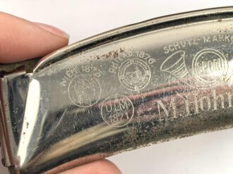 Mundharmonika " SA marschiert" ungereinigt, in der - desolaten -  originalen Umverpackung