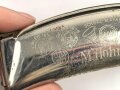 Mundharmonika " SA marschiert" ungereinigt, in der - desolaten -  originalen Umverpackung