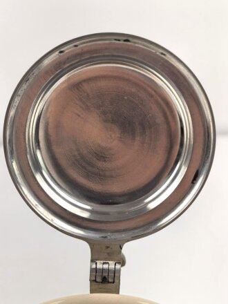 Erinnerungskrug, Steingut Bierkrug 0,5 Liter "  12. ( MG ) Komp. Infanterie Regiment 19 Freising"  1936-1938. Gebraucht, guter Zustand