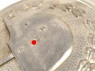 Erinnerungskrug, Steingut Bierkrug 0,5 Liter "  12. ( MG ) Komp. Infanterie Regiment 19 Freising"  1936-1938. Gebraucht, guter Zustand