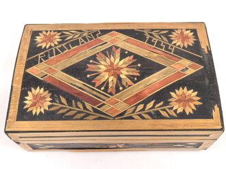 Erinnerungsschachtel aus Holz " Russland 1944"...