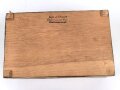 Erinnerungsschachtel aus Holz " Russland 1944" leicht defekt, Maße etwa 12,5 x 20 x 8cm
