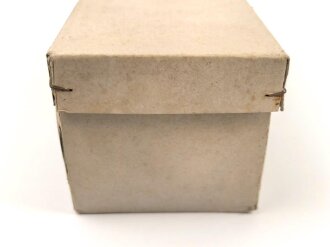 Leere Umverpackung für " 12 Stück Rasier Apparate FASAN" Stückpreis in reichsmark. Maße etwa 9,5 x 21 x 9cm