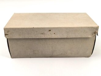 Leere Umverpackung für " 12 Stück Rasier Apparate FASAN" Stückpreis in reichsmark. Maße etwa 9,5 x 21 x 9cm