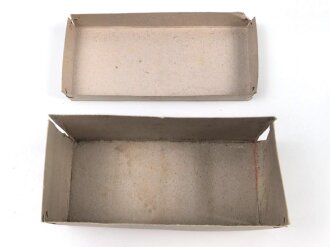 Leere Umverpackung für " 12 Stück Rasier Apparate FASAN" Stückpreis in reichsmark. Maße etwa 9,5 x 21 x 9cm