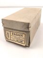 Leere Umverpackung für " 12 Stück Rasier Apparate FASAN" Stückpreis in reichsmark. Maße etwa 9,5 x 21 x 9cm