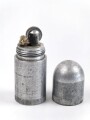 Feuerzeug aus Aluminium . Gesamthöhe 54mm, Funktion nicht geprüft, leer