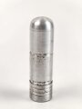 Feuerzeug aus Aluminium . Gesamthöhe 63mm, Funktion nicht geprüft, leer