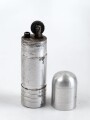 Feuerzeug aus Aluminium . Gesamthöhe 63mm, Funktion nicht geprüft, leer