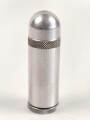 Feuerzeug aus Aluminium . Gesamthöhe 73mm, Funktion nicht geprüft, leer