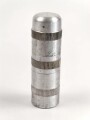 Feuerzeug aus Aluminium . Gesamthöhe 62mm, Funktion nicht geprüft, leer