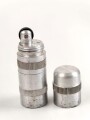 Feuerzeug aus Aluminium . Gesamthöhe 62mm, Funktion nicht geprüft, leer