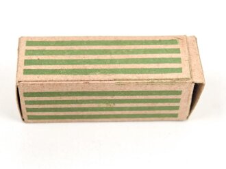 Feuerzeug aus Aluminium . Gesamthöhe 54mm, Funktion nicht geprüft, leer, in der originalen Umverpackung