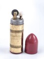 Feuerzeug aus Metall . Gesamthöhe 73mm, Funktion nicht geprüft, leer