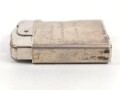Feuerzeug aus Metall . Gesamthöhe 48mm, Funktion nicht geprüft, leer