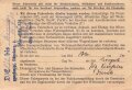 Kleiner Wehrmachtsfahrschein Teil 2 - für eine Zugfahrt, datiert 1942