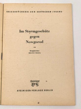 Ausgabe "Kriegsbücherei der Deutschen...