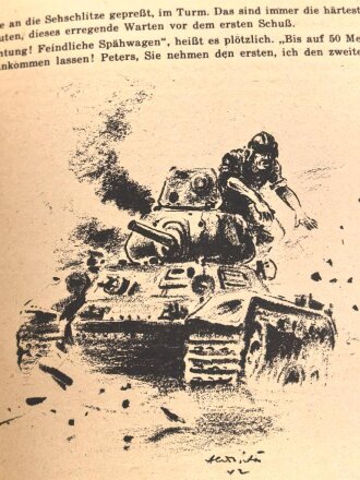Ausgabe "Kriegsbücherei der Deutschen Jugend" Panzer gegen Panzer, Heft 128