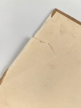 Deutsches Jugendfest 1934, Teilnahmeurkunde, eingerissen, DIN A3