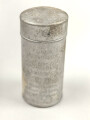 Rasierseifenbehälter Aluminium, ungebraucht aus altem Bestand, Höhe 8cm