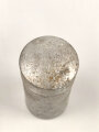 Rasierseifenbehälter Aluminium, ungebraucht aus altem Bestand, Höhe 8cm
