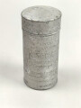 Rasierseifenbehälter Aluminium, ungebraucht aus altem Bestand, Höhe 8cm
