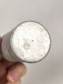 Rasierseifenbehälter Aluminium, ungebraucht aus altem Bestand, Höhe 8cm