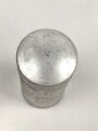 Rasierseifenbehälter Aluminium, ungebraucht aus altem Bestand, Höhe 8cm