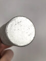 Rasierseifenbehälter Aluminium, ungebraucht aus altem Bestand, Höhe 8cm