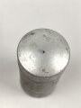 Rasierseifenbehälter Aluminium, ungebraucht aus altem Bestand, Höhe 8cm