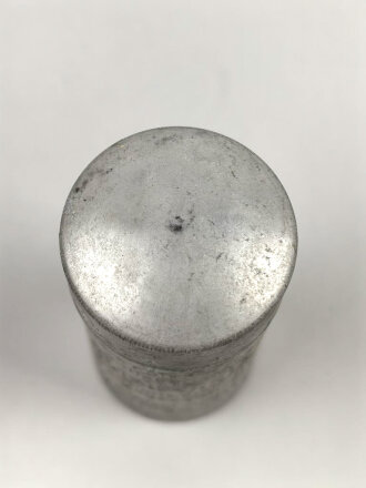 Rasierseifenbehälter Aluminium, ungebraucht aus...