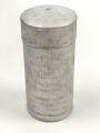 Rasierseifenbehälter Aluminium, ungebraucht aus altem Bestand, Höhe 8cm