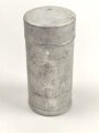 Rasierseifenbehälter Aluminium, ungebraucht aus altem Bestand, Höhe 8cm