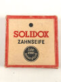 Pack " Solidox "Zahnseife, ungeöffnet, Preis in Reichsmark