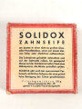 Pack " Solidox "Zahnseife, ungeöffnet, Preis in Reichsmark
