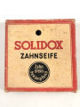 Pack " Solidox "Zahnseife, ungeöffnet, Preis in Reichsmark