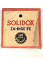 Pack " Solidox "Zahnseife, ungeöffnet, Preis in Reichsmark