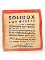 Pack " Solidox "Zahnseife, ungeöffnet, Preis in Reichsmark