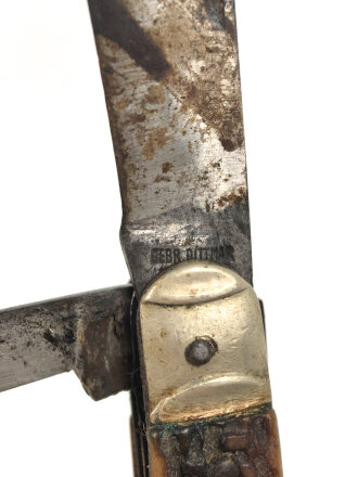 Ziviles Taschenmesser "Gebr. Dittmar Heilbronn" etwa 9cm Länge