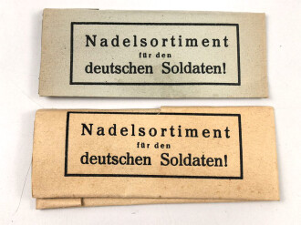 Zwei Pack " Nadelsortiment für den Deutschen Soldaten"