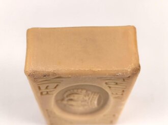 Stück Kernseife mit Krone 6 x 11cm,  1. Weltkrieg oder Wehrmacht ?