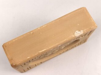 Stück Kernseife mit Krone 6 x 11cm,  1. Weltkrieg oder Wehrmacht ?