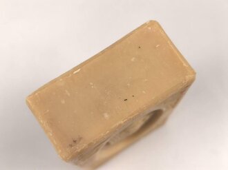 Stück Kernseife mit Krone 6 x 11cm,  1. Weltkrieg oder Wehrmacht ?