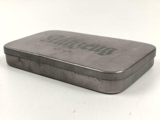 Blechdose " Nähzeug DRGM " etwa 9 x 15 x 2cm