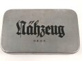 Blechdose " Nähzeug DRGM " etwa 9 x 15 x 2cm