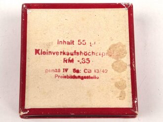 Pack " Steckenpferd Zahnpulver" Maße 8,5 x 8,5 x 3cm, Preis in Reichsmark