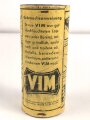 Pack " VIM" Putzmittel. " Herstellungsgenehmigung erteilt durch RIF am 15. Mai 1940. Höhe 12,5cm