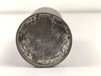 Leere Blechdose " Van Houtens reiner löslicher Kakao" Durchmesser etwa 5,5, Höhe 11cm