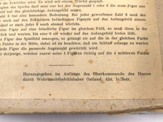 "Spiele" Herausgegeben im Auftrage des Oberkommando des Heeres durch Wehrmachtsbefehlshaber Ostland"  Gebraucht, nicht auf Vollständigkeit geprüft